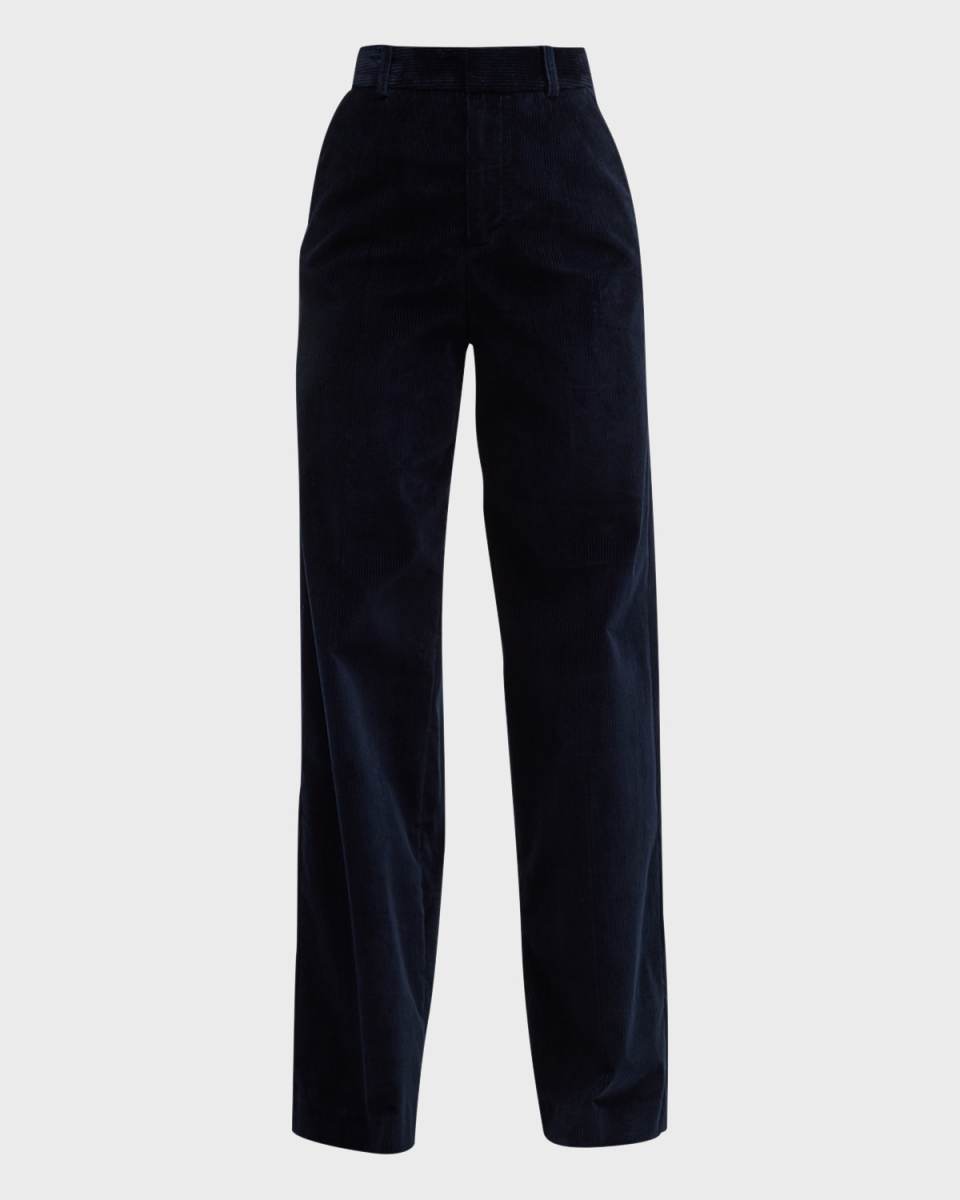 High Rise Relaxed Corduroy Trousers